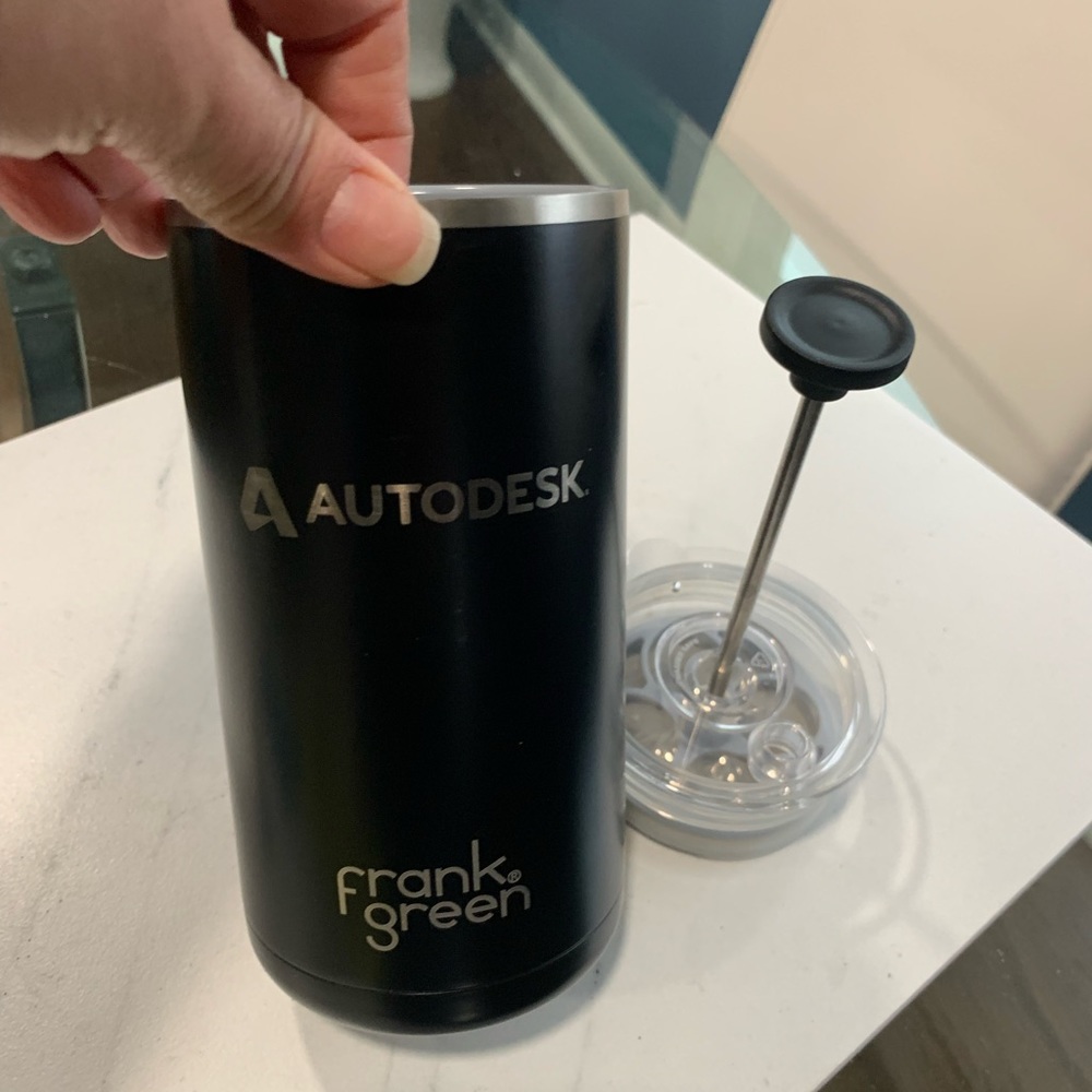 Frank Green French Press 16oz / 475ml. black